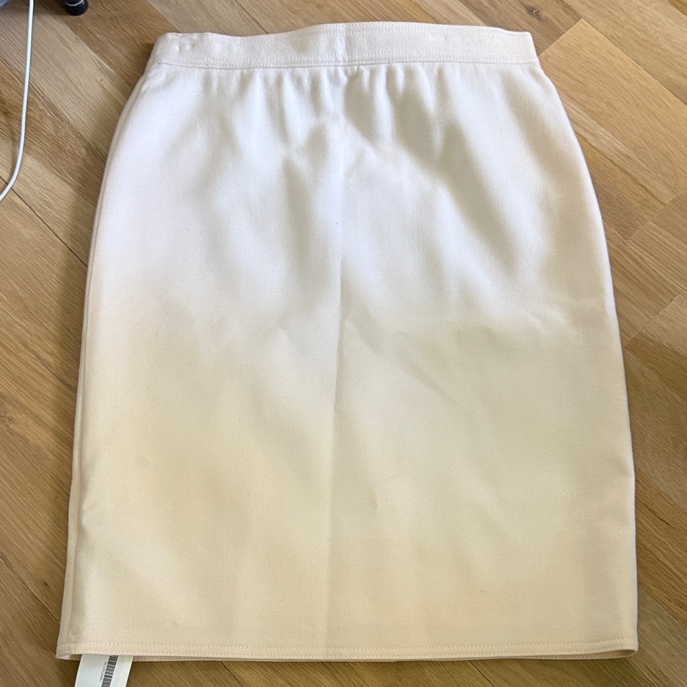 Vintage Louis Feraud Wool Pencil Skirt